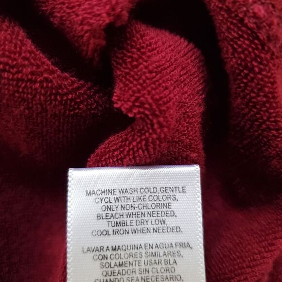 Ten Sixty Sherman Girls: Deconstructed Hoodie - size Medium in Maroon - Picture 11 of 11